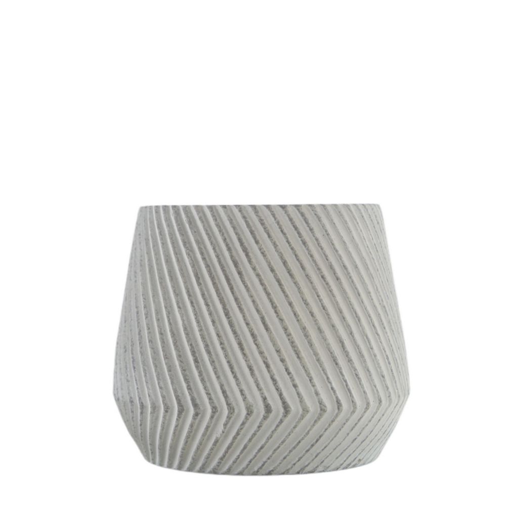 Maceta Cemento Gris 10 Cm