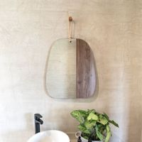 Espejo Carin Rectangular Con Lazo Decorativo