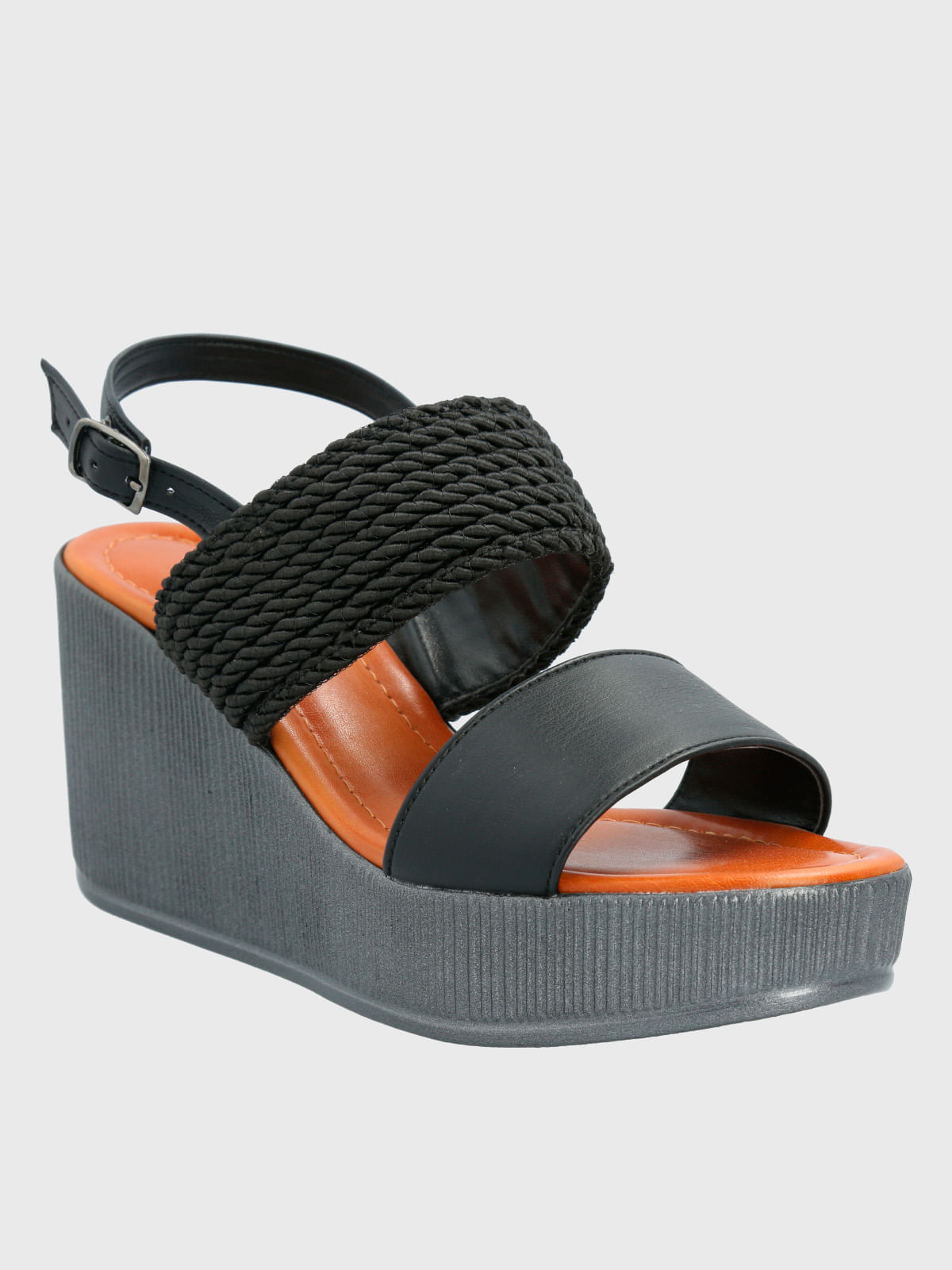 SANDALIA HUSH PUPPIES PIERA NEGRO PARA MUJER