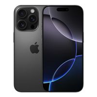 iPhone 16 Pro 128GB, 8GB ram, cámara principal 48MP + 48MP + 12MP, frontal 12MP, 6.3"", negro