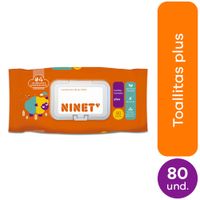 Toallitas Húmedas Ninet Plus - Bolsa 80 UN