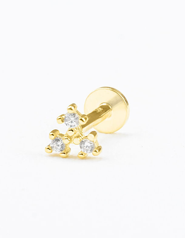 PIERCING ESTRELLITAS 4MM GOLD