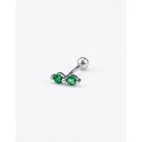 PIERCING CIRCLE DOBLE VERDE