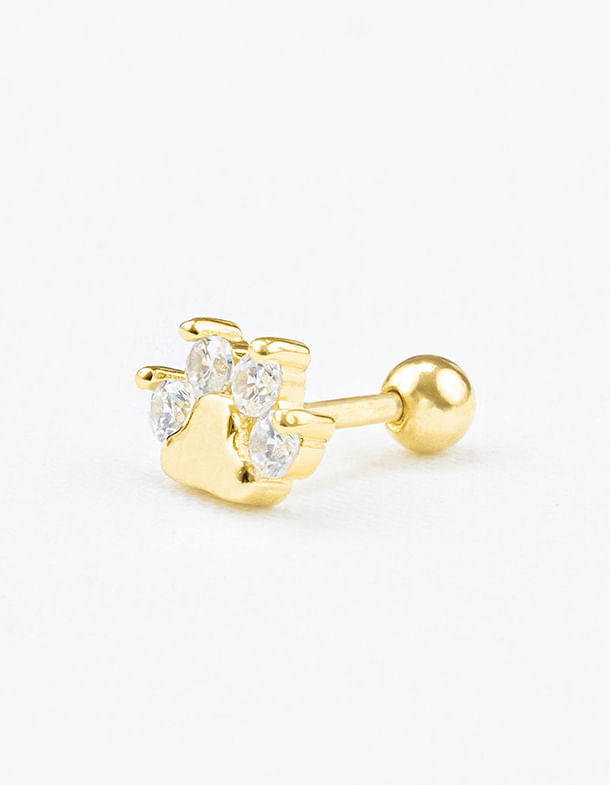 PIERCING HUELLITA 7MM GOLD MEDIUM