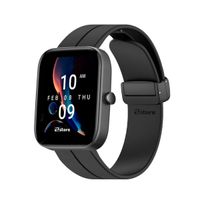 Correa Ardav Compatible Con Amazfit Bip 3 Pro Magnético Negroo