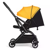 COCHE DE BEBE LONDON ROTACION DE 360° VIAJERO COLOR AMARILLO
