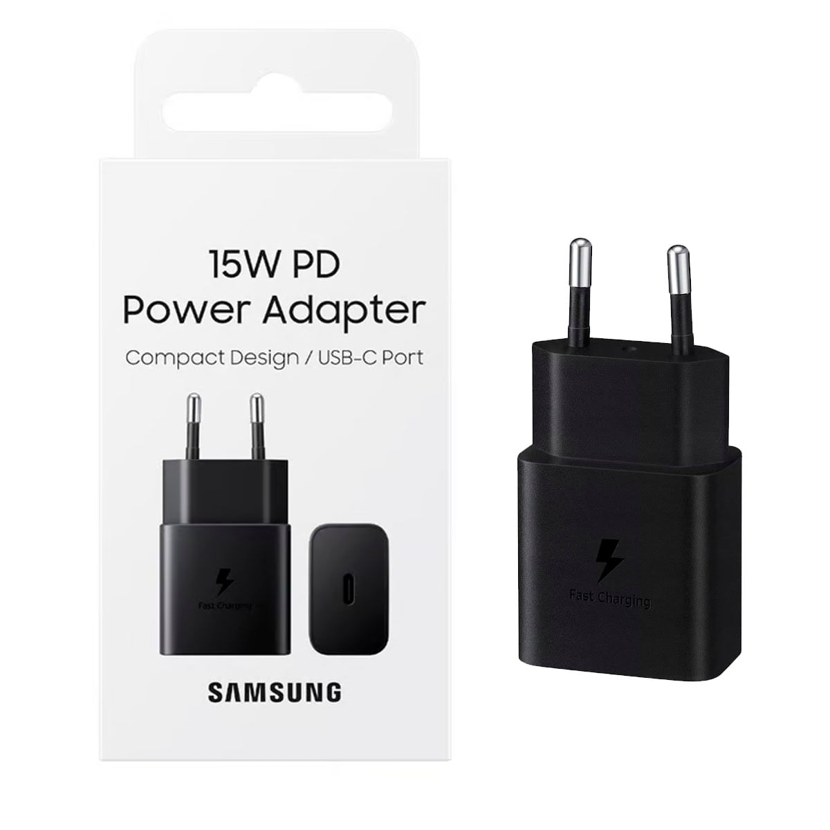 Cargador Samsung 15W para Galaxy Tab S6 Lite Sin Cable Negro