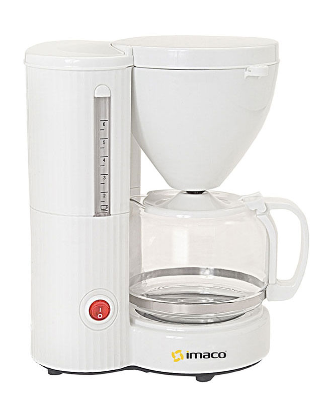 Cafetera de 6-8 Tazas Imaco ICM608 Blanca (JYA)