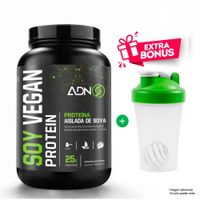 Proteína ADN Nutrition Soy Vegan 1.5 kg  Vainilla + Shaker