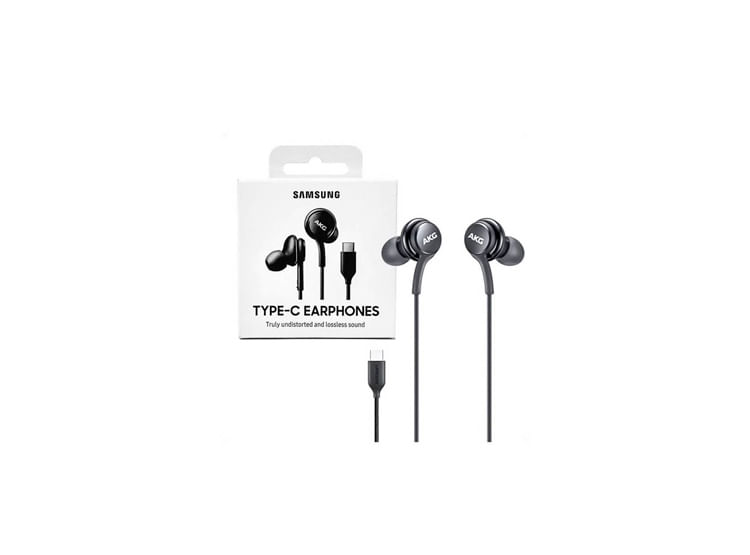 Audifonos AKG Tipo C para Samsung S21 Ultra Negro Original