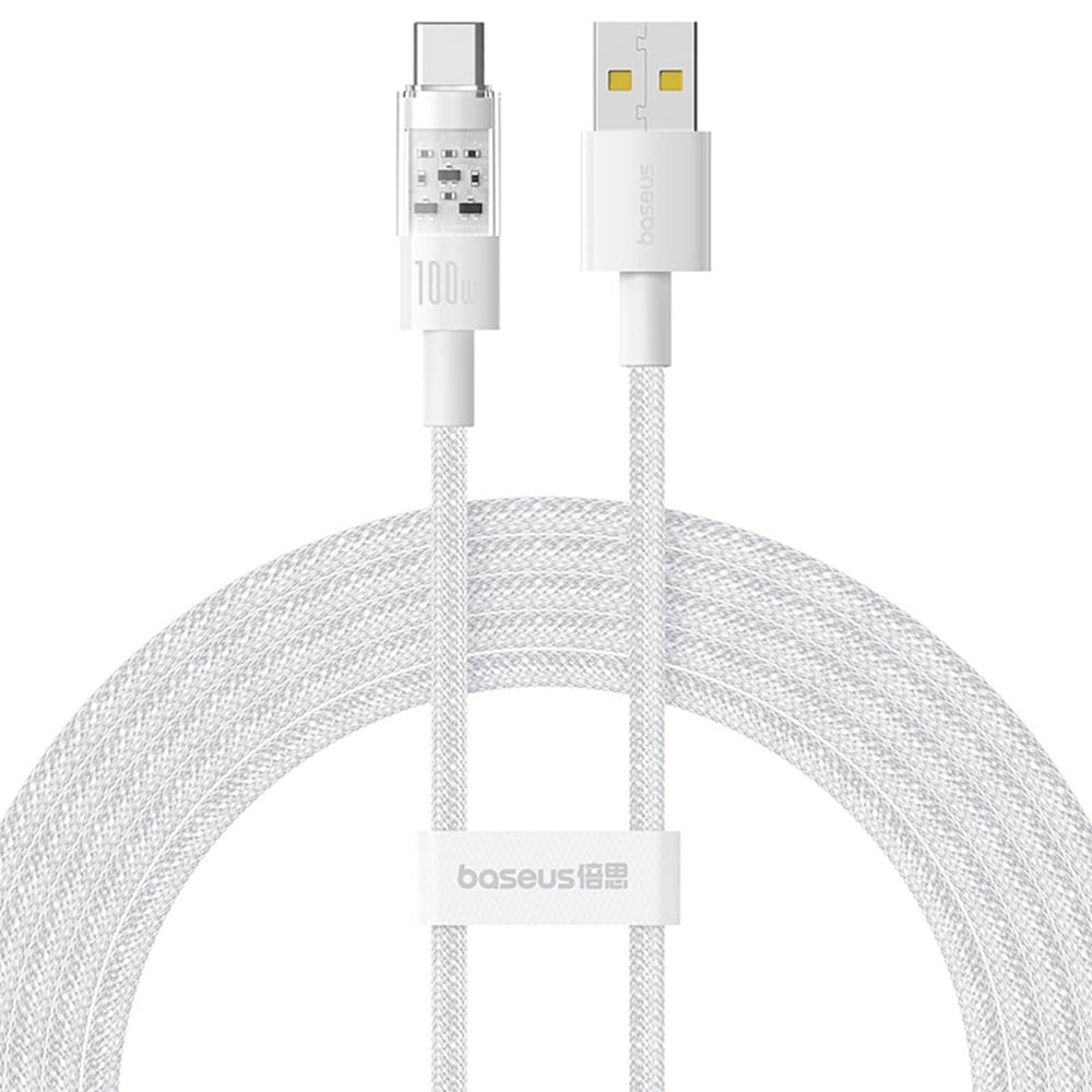 Cable Carga Rápida USB-A a USB-C Baseus 2 Metros Blanco