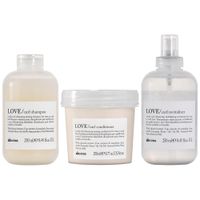 Shampoo Elastizante + Acondicionador + Revitalizer Davines Love Curl