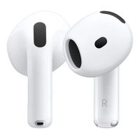 Audífonos bluetooth True Wireless Apple Airpods (4ta Gen) resistente al agua IP54, duración máx. 5 horas, control táctil, blanco