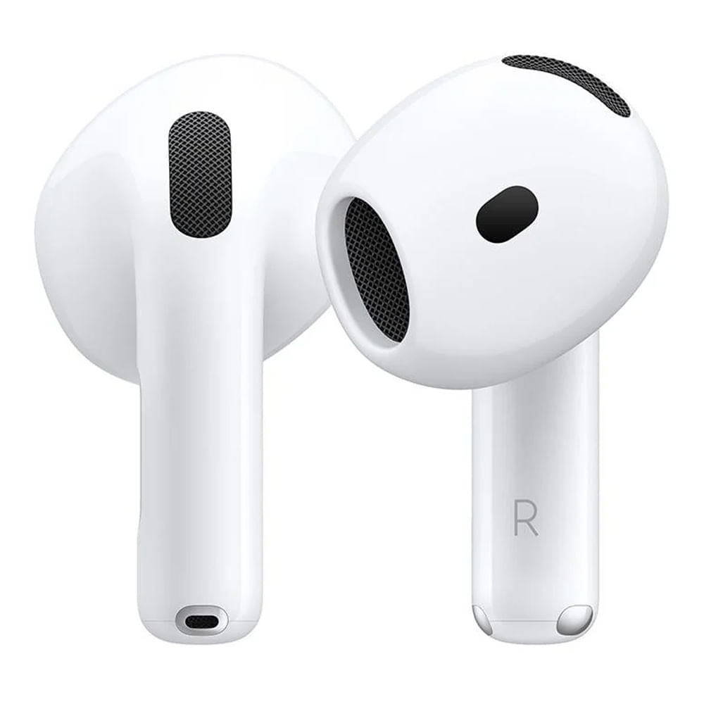 Audífonos bluetooth True Wireless Apple Airpods (4ta Gen) resistente al agua IP54, duración máx. 5 horas, control táctil, blanco