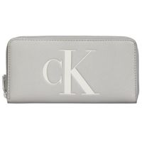 Billetera para Mujer Calvin Klein Sculpted Zip Around - Gris