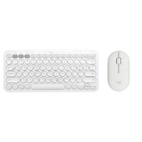 Kit Logitech Teclado K380 y Mouse M350S Bluetooth Blanco