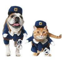 Disfraz para Mascota Policia - Talla M