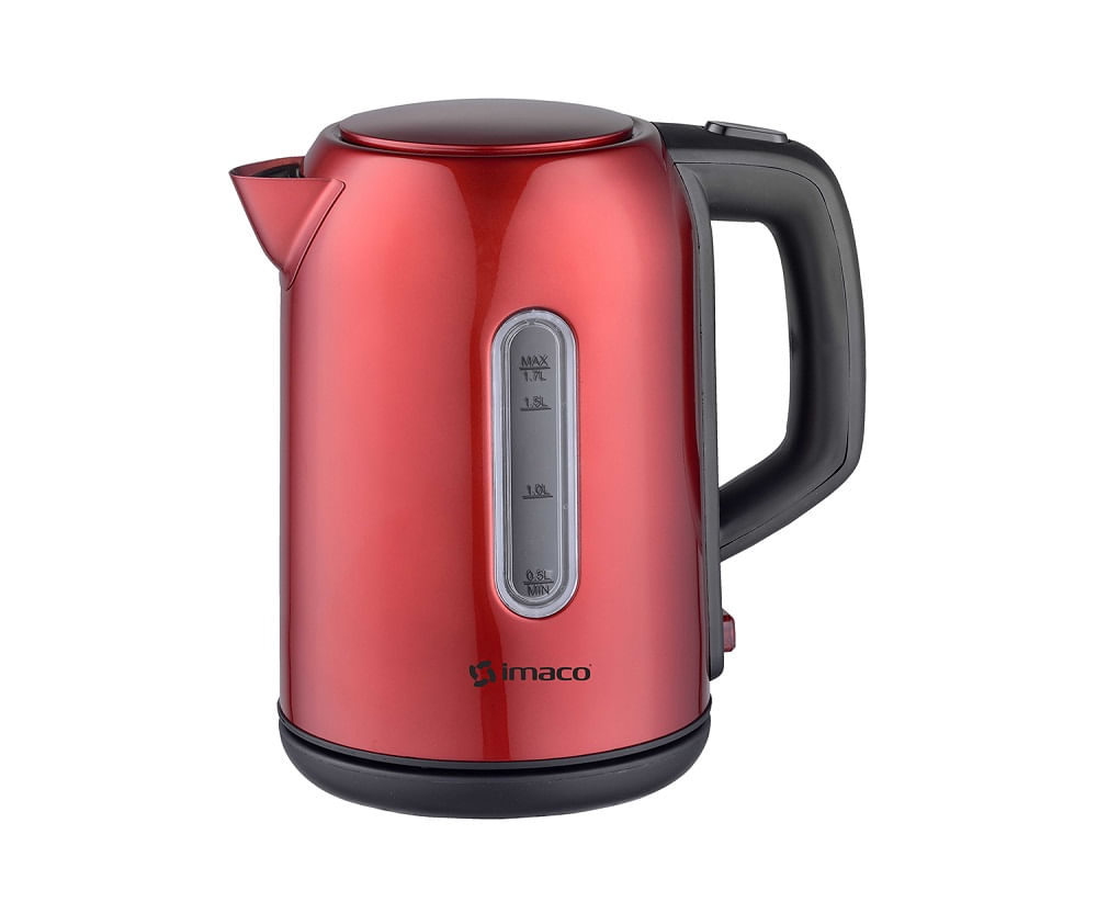 Hervidor Eléctrico Metálico 1.7L Imaco KE1722R Rojo (JYA)
