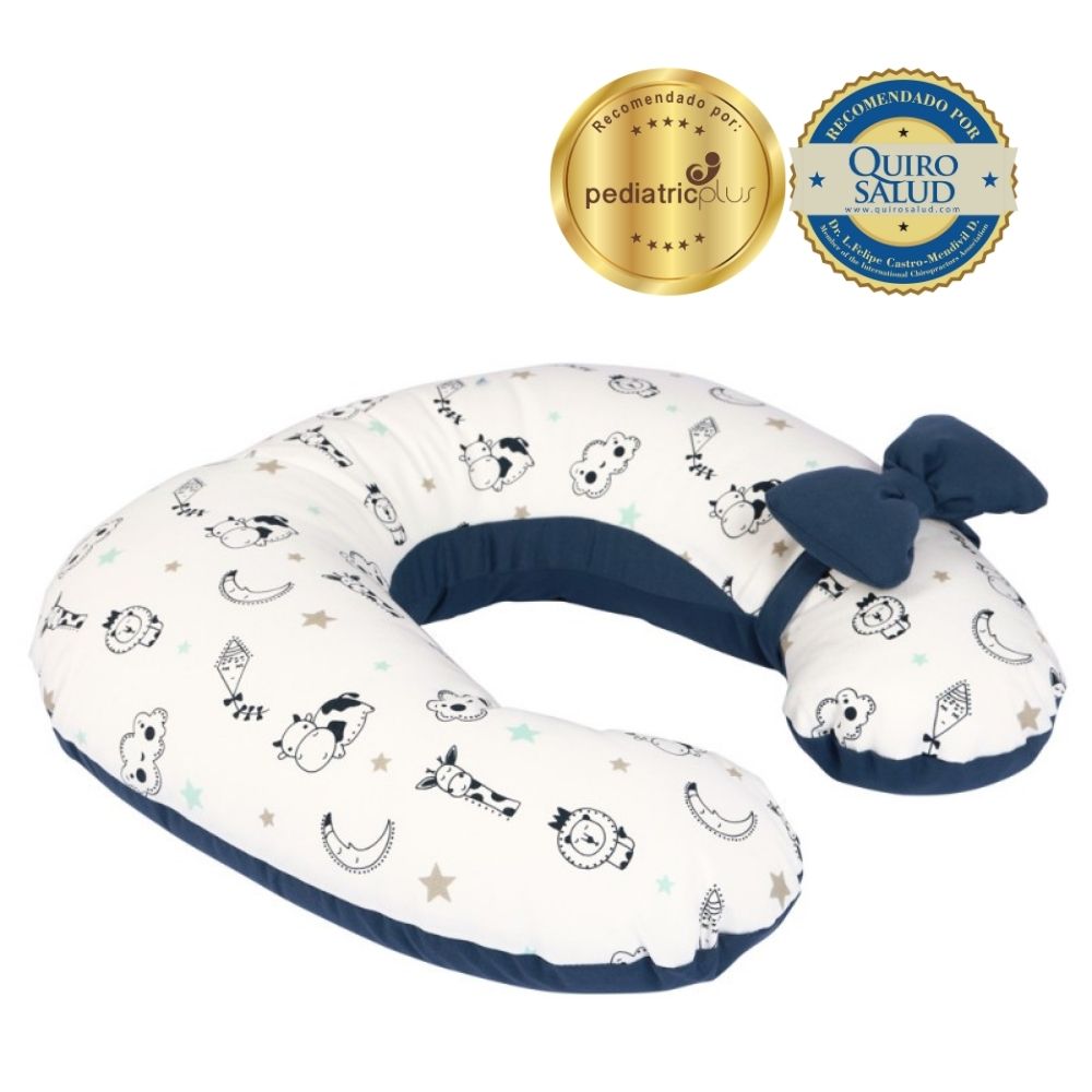 Almohada de lactancia 5 en 1 Azul Nubes Maternelle
