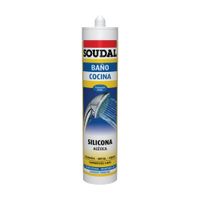 Silicona Soudal Baños y Cocinas Blanco