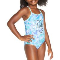 Ropa de Baño Hurley Hyper Para Niña Blue Tie Dye - Celeste - Talla 5/6
