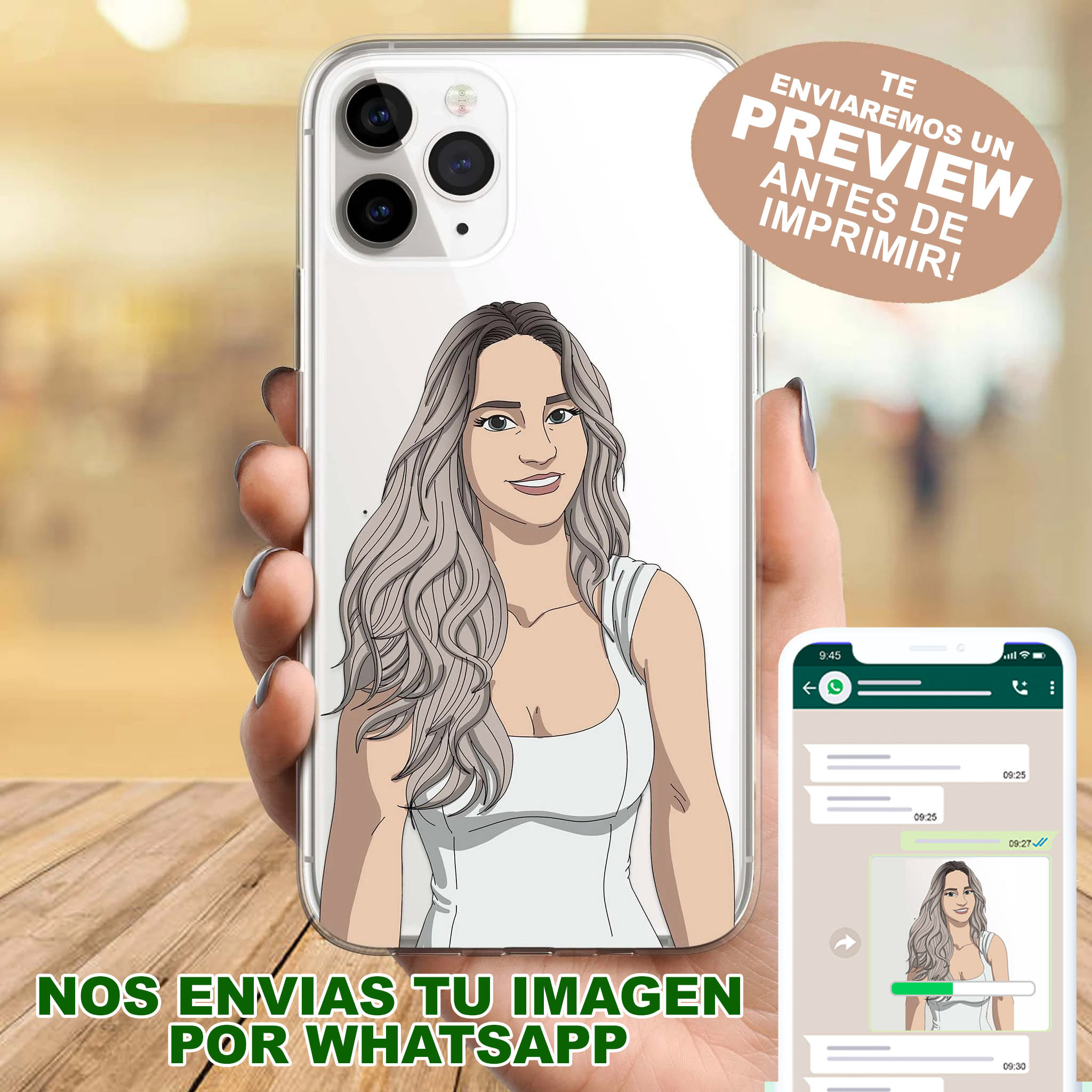 Case Funda Para Iphone . Samsung - Xiaomi - Personalizado 360 Antishock