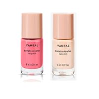 Set 2 Esmalte de Uñas Lila & Rosé + Nude Beige Nail Polish 8ml