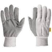 Guantes de algodón con puntos PVC en palma unitalla Pretul
