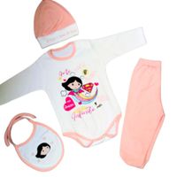 Ropa De Bebe Super Niña ajuar Recien Nacida Naranja Claro 0 A 4 Meses
