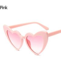 Lentes De Sol Corazon Lolita Marco Rosado Luna Rosada