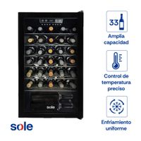 Cava de vino Sole 33 botellas