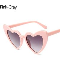 Lentes De Sol Corazon Lolita Marco Rosado Luna Negra