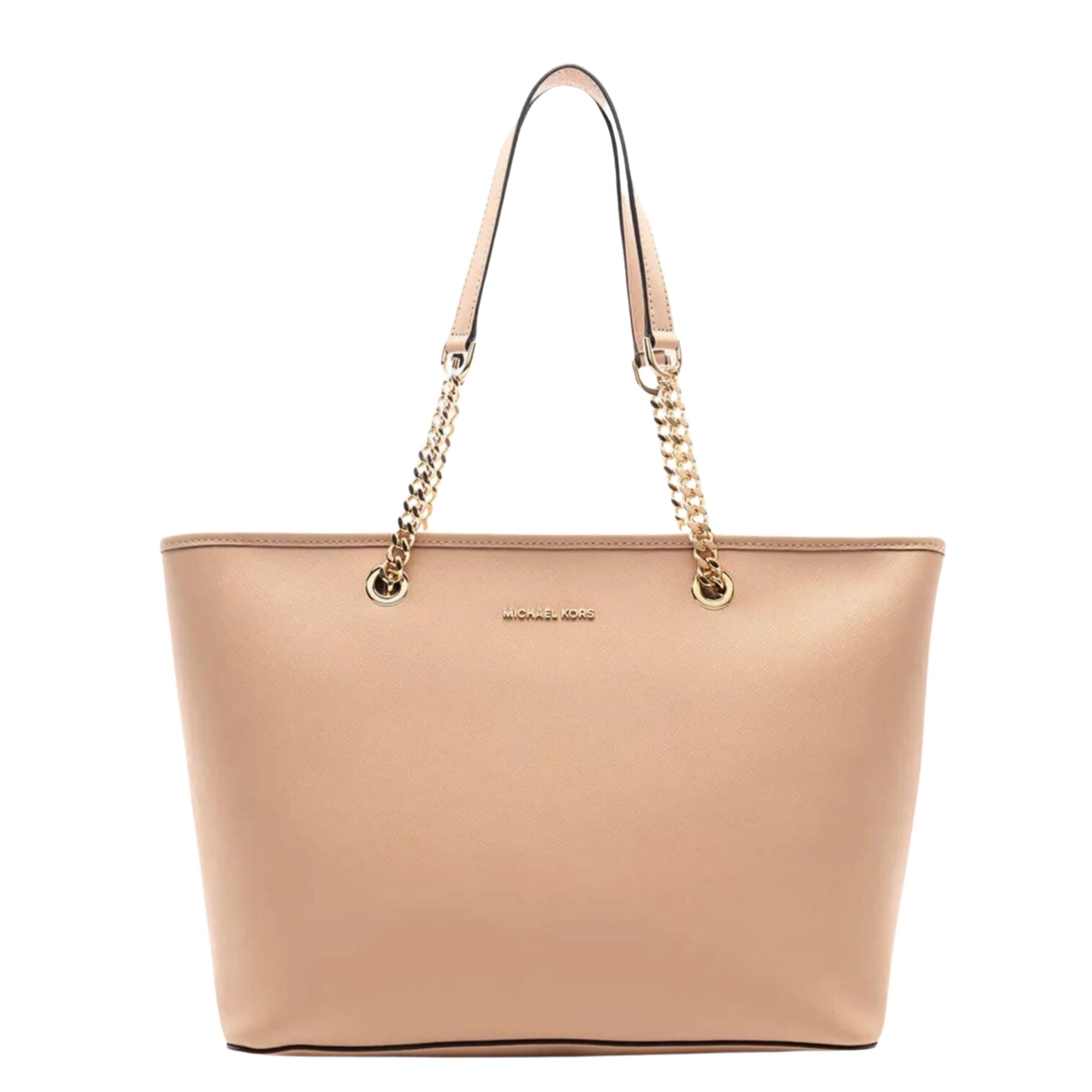 Cartera de Cuero Tote Michael Kors Jet Set Large Pebbled
