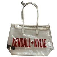 Cartera transparente Kendall + Kylie Red Letters