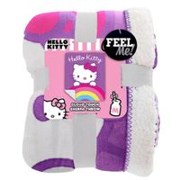 Manta Acolchada Hello Kitty 127 x 152 cm - Purpura