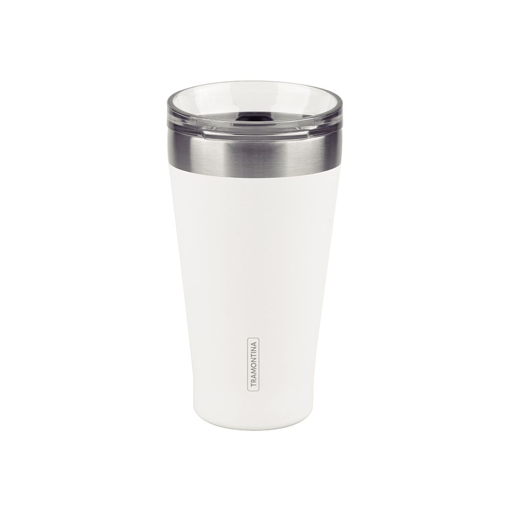 Vaso Térmico Blanco 550 ml Exata – Tramontina con Tapa 10167027 (EYH)