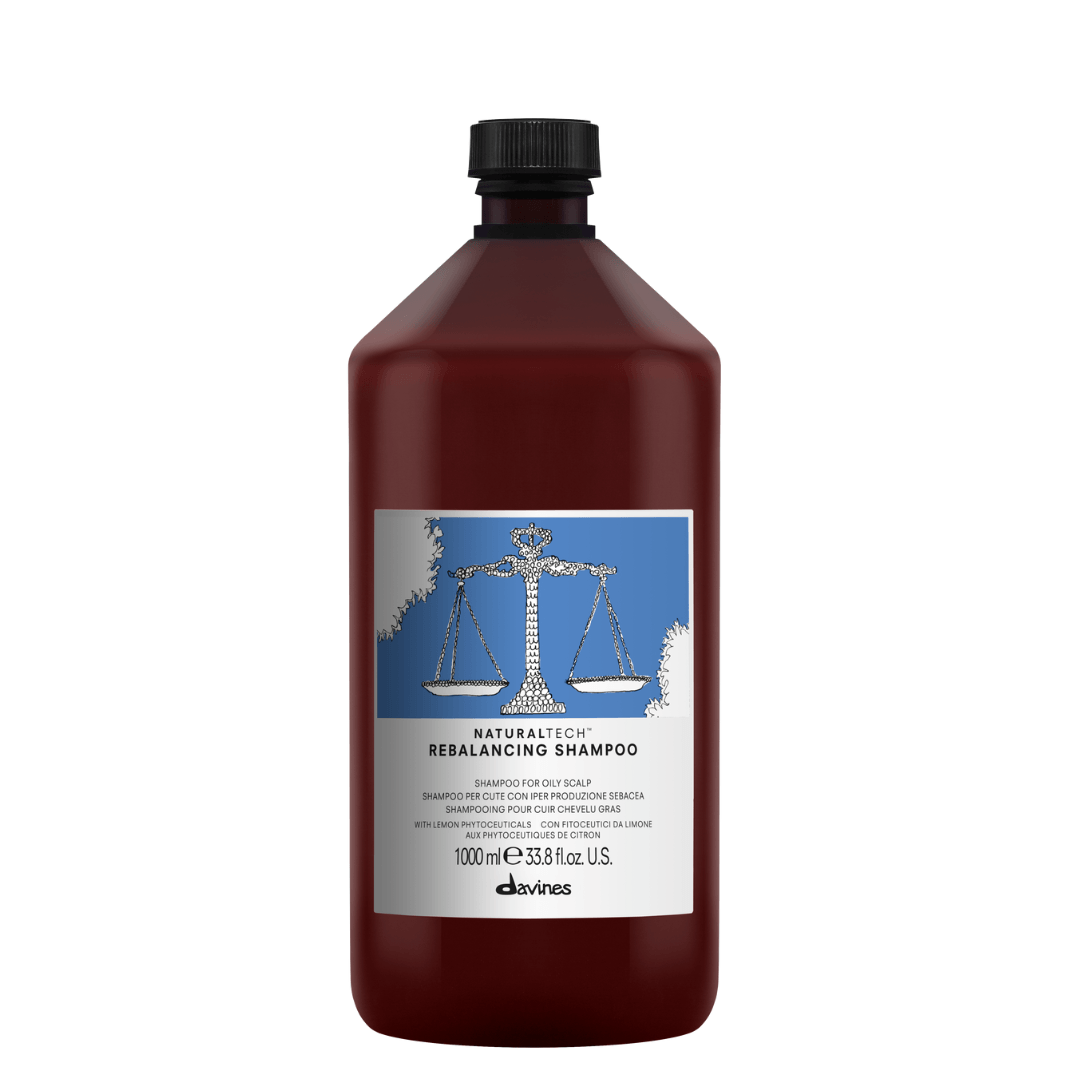 Davines rebalancing shampoo para cuero cabelludo graso 1000ml