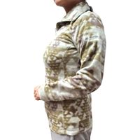 Chompa Polar Mujer Columbia Arctic Air Printed Half - Verde- S