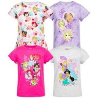 Pack 4 Polos Princesas Disney -  Talla 7