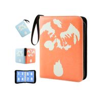 Pokemon Folder 4 Pocket 400 Cartas Charizard Blastoise