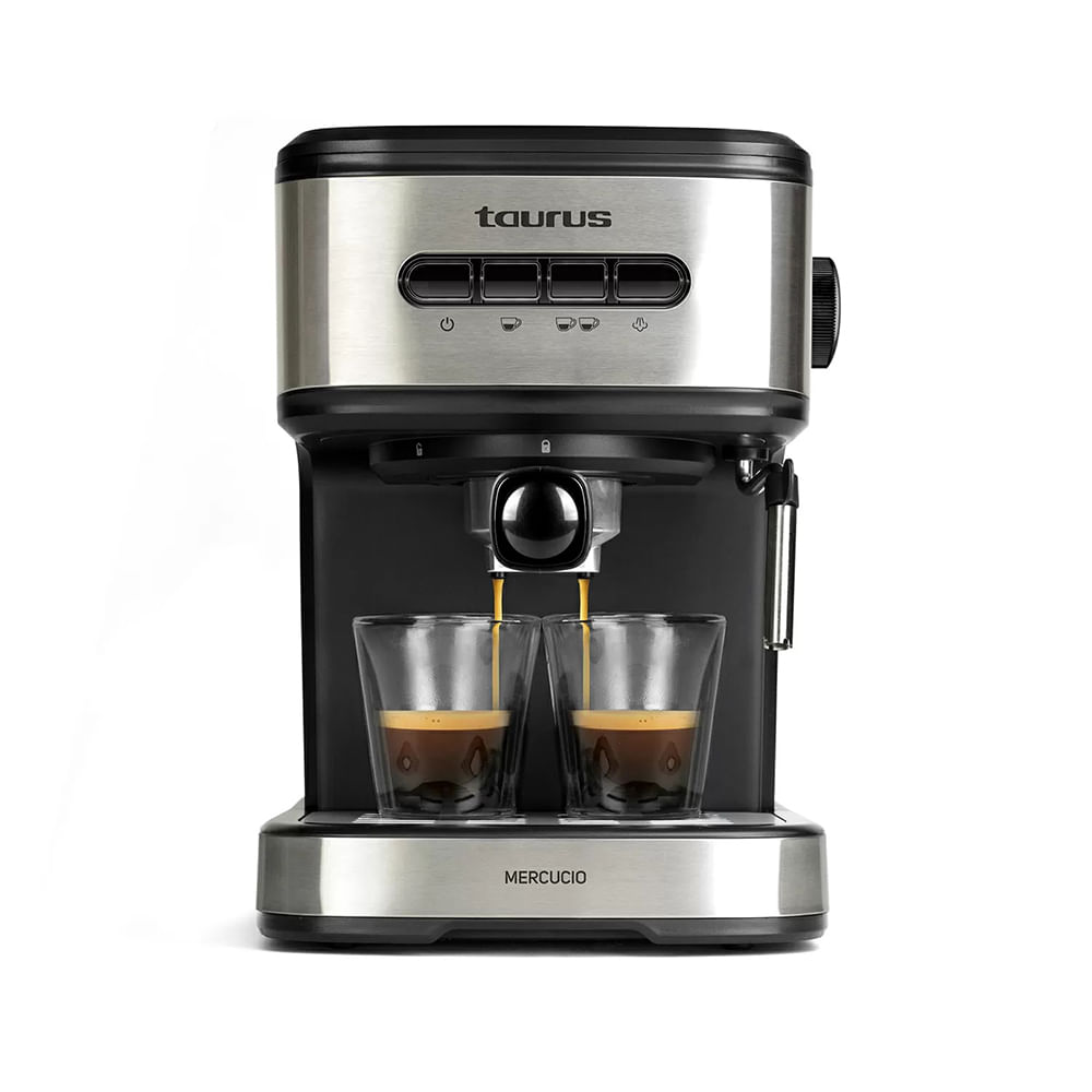 Cafetera Espresso Taurus MERCUCIO Negro Rapida y Eficiente (mo)