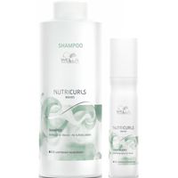 Shampoo para Ondas 1000ml + Spray 150ml Wella Nutricurls