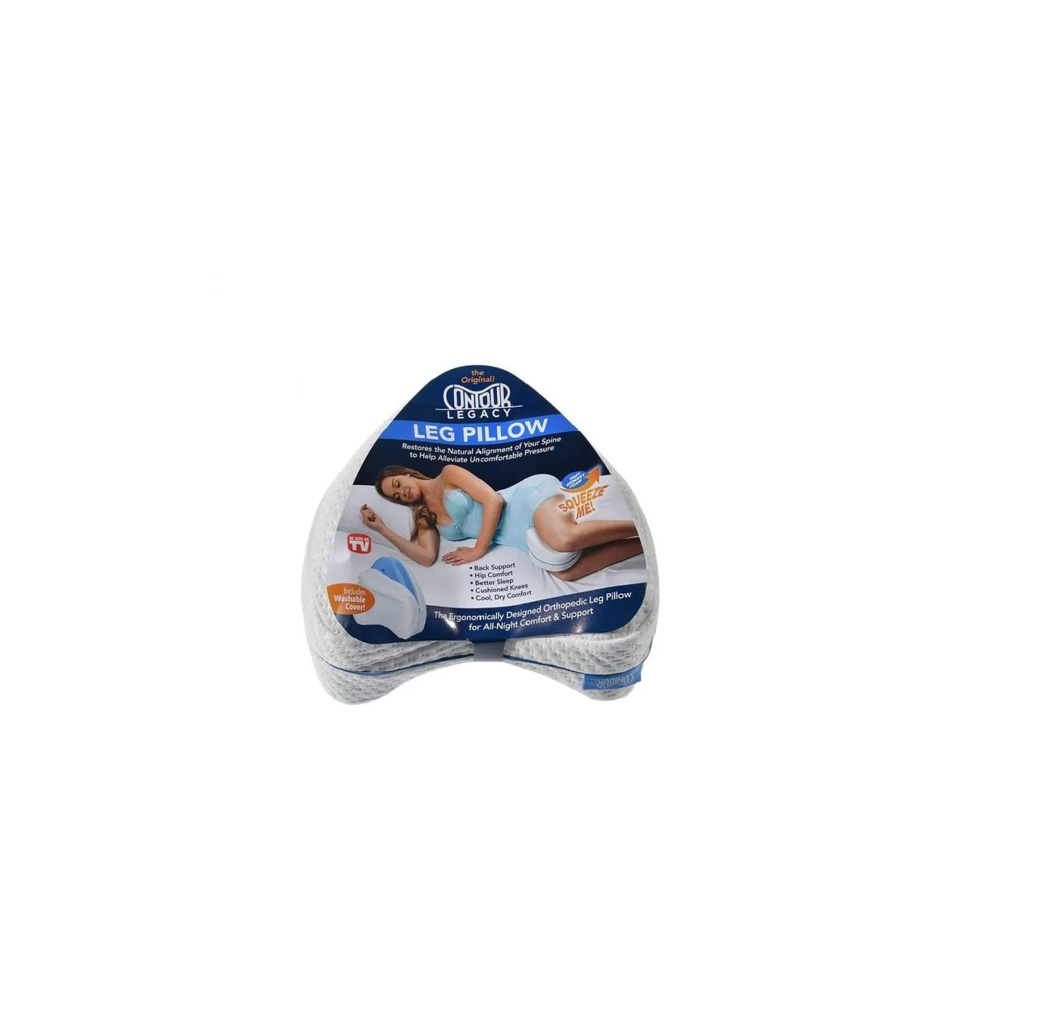 Almohada Ergonómica Ortopédica viscoelastica para Piernas Rodillas original