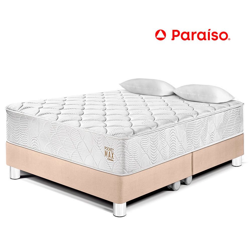 Cama Pocket Max Queen Champagne