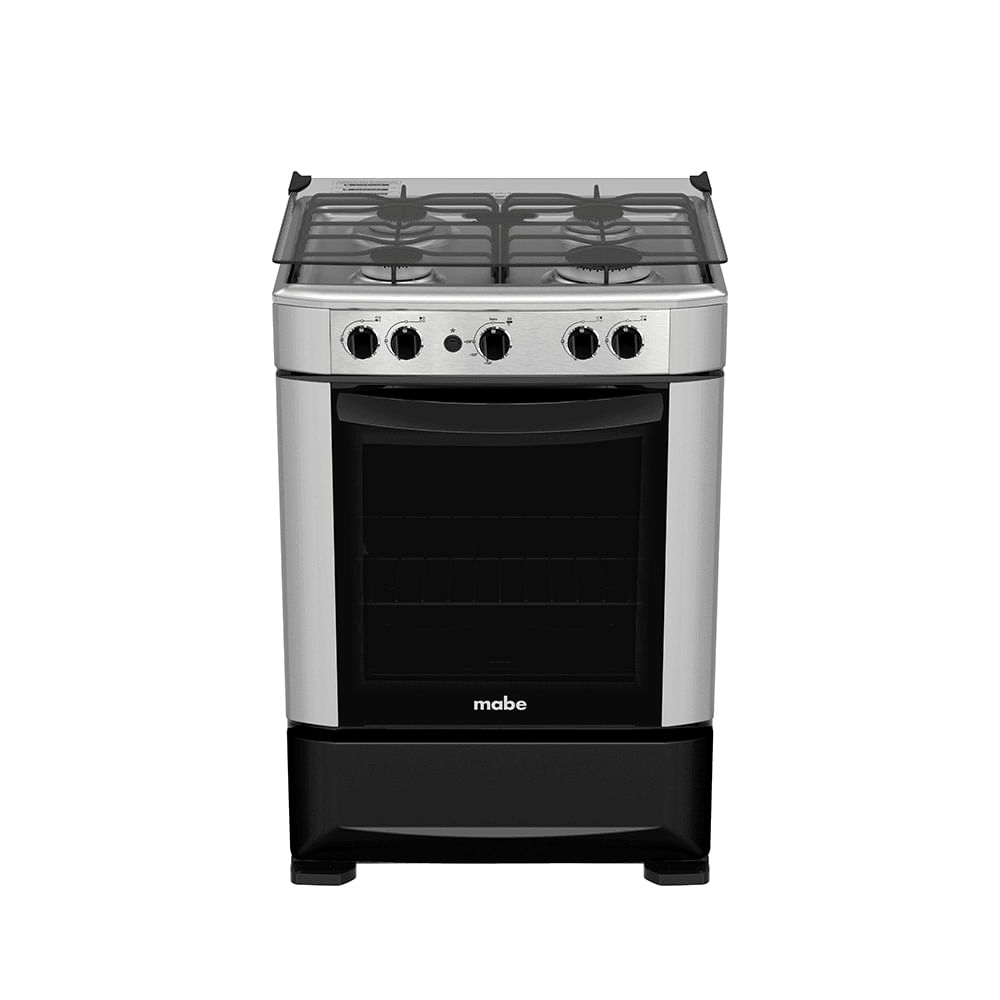 Cocina Mabe 60cm a Gas 4 Quemadores CMP6014AG0 Grafito (MUNDO ELECTRONICO)