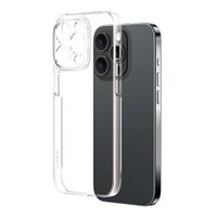Case para iPhone 15 Baseus Lucent Series con protector de lentes, transparente
