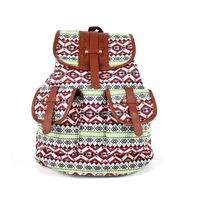 Makeway - Mochila pequeña M-O1-C3 de lona para mujer - Color C3