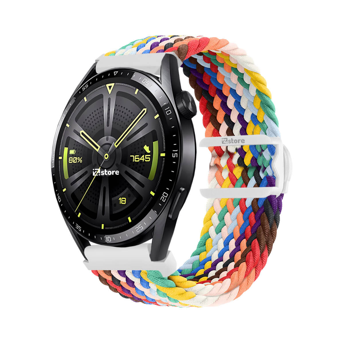 Correa de Nylon Para Huawei Watch GT3 46mm Multicolor
