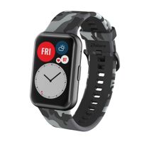 Correa Para Huawei Watch Fit Camuflado Gris