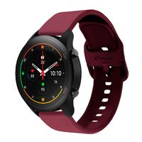 Correa Para Xiaomi Mi Watch Color Hebilla Vino Rojo